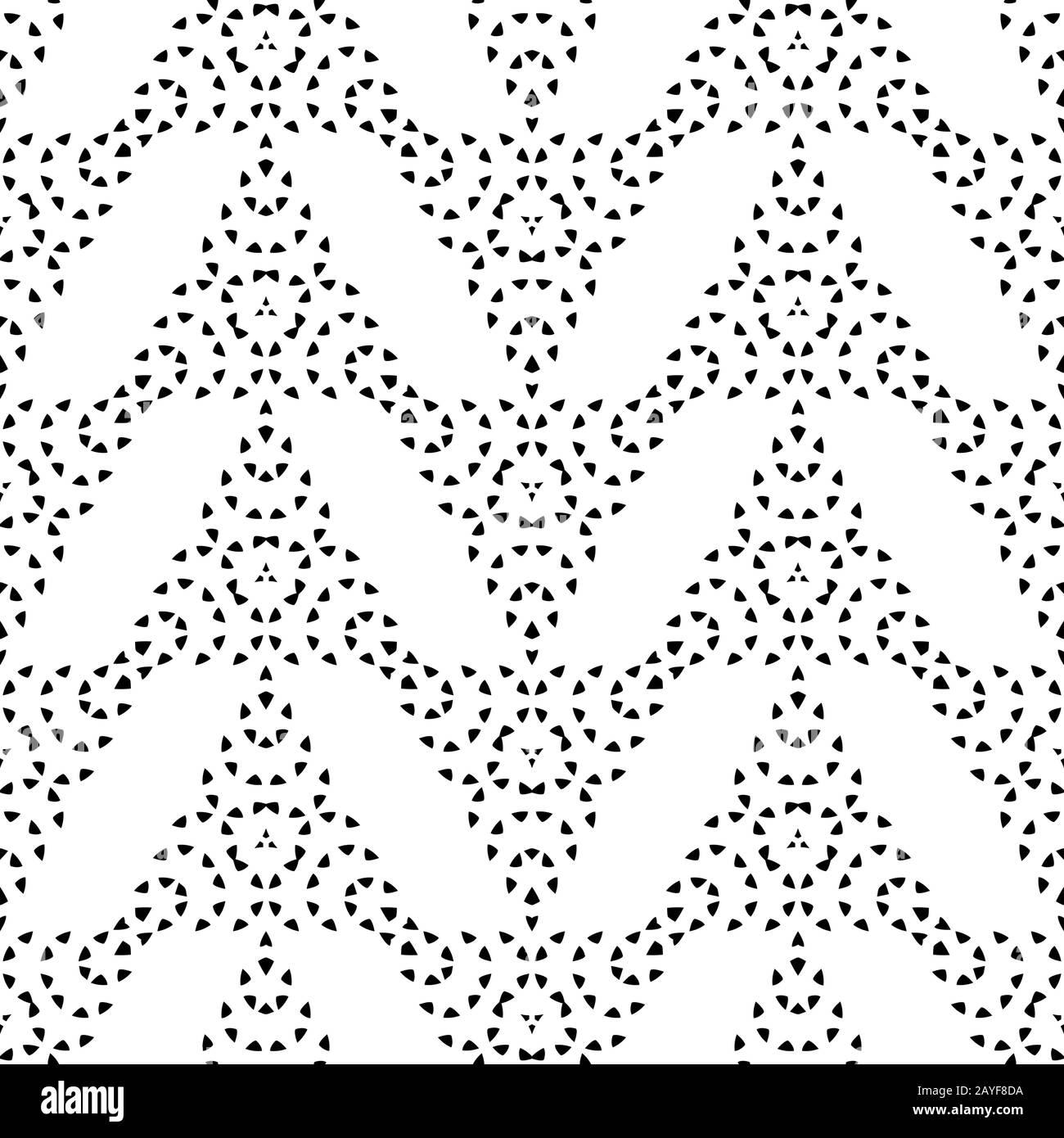 Repeating black white triangle pattern Cut Out Stock Images & Pictures ...