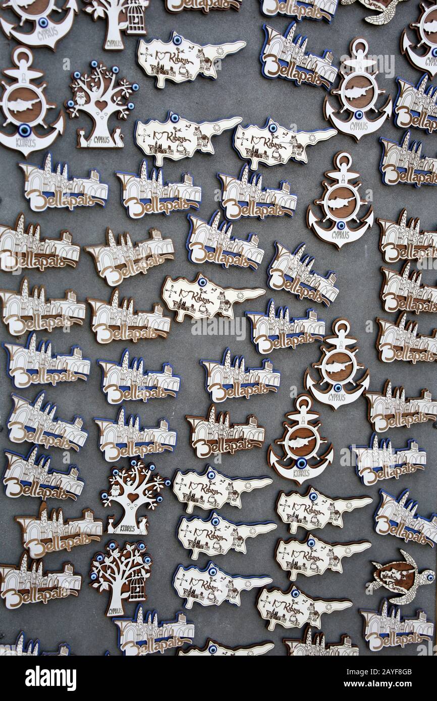 Sales booth with souvenirs Stock Photo Alamy