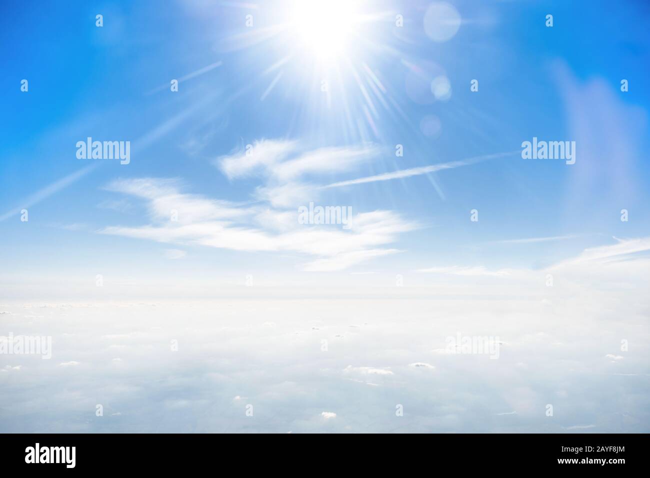 Clear sky with some clouds hi-res stock photography and images - Alamy