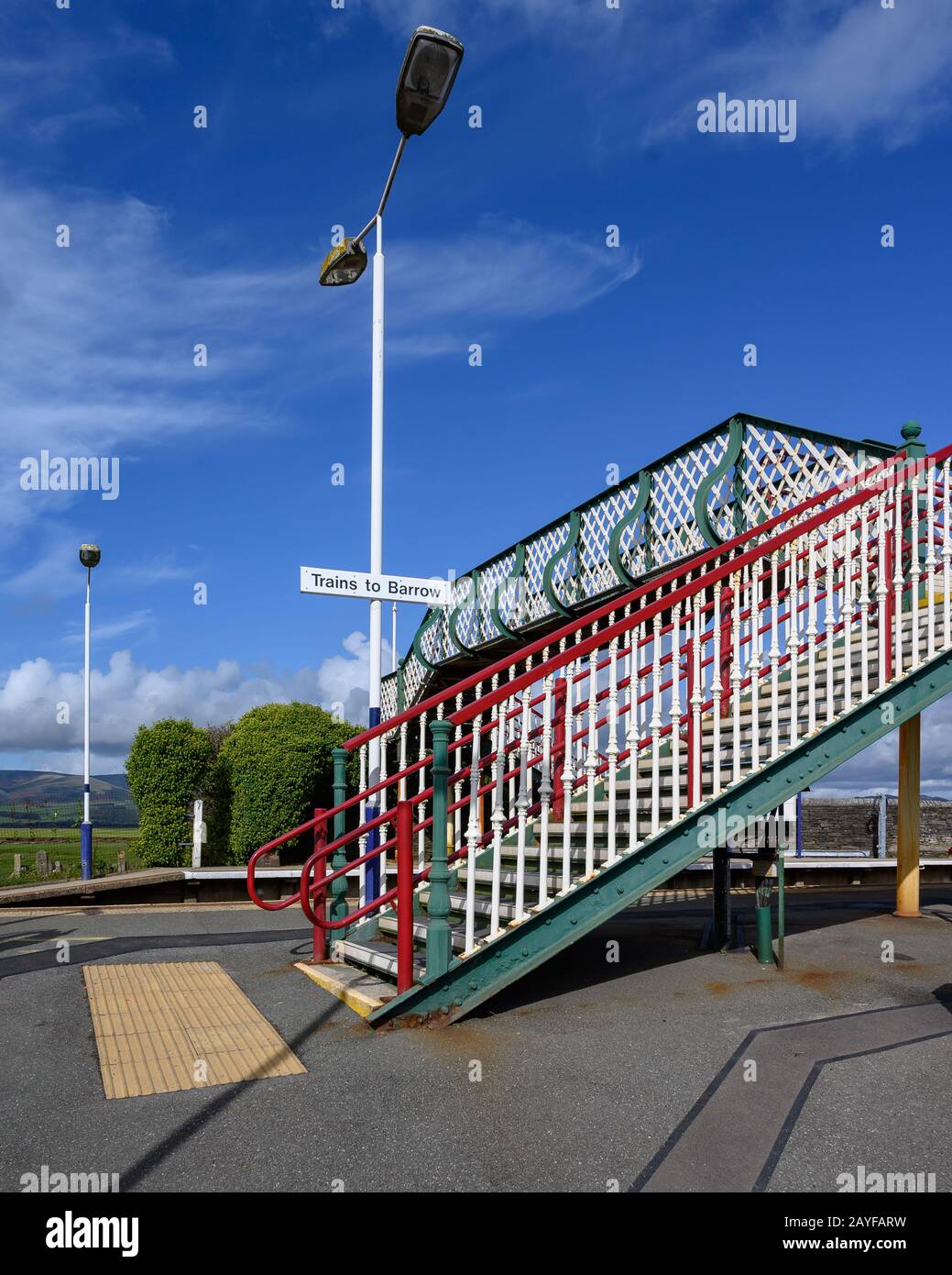 Kirkby in Furness Railway Station, Cumbria Stock Photo Alamy