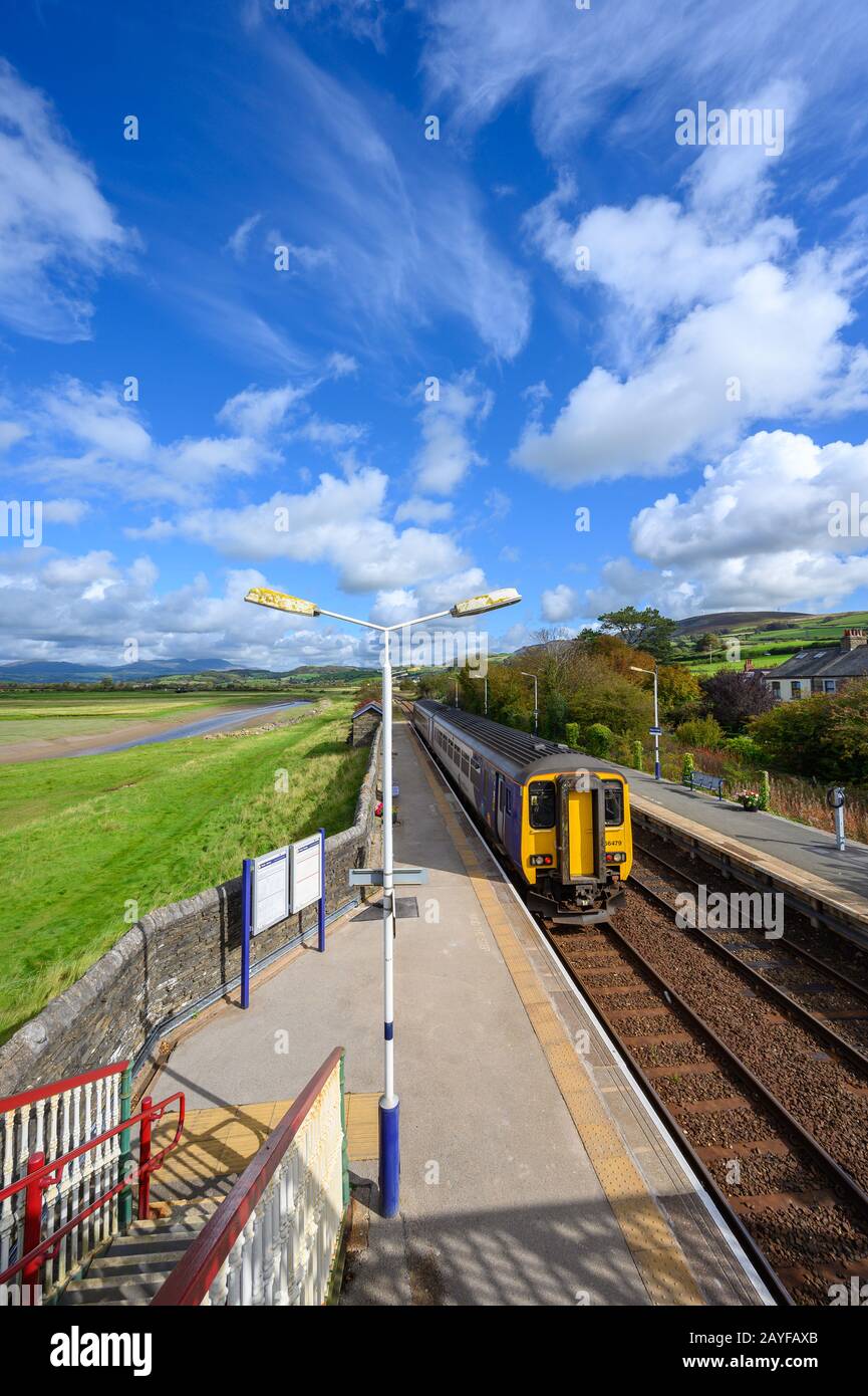 Kirkby in Furness Railway Station, Cumbria Stock Photo Alamy