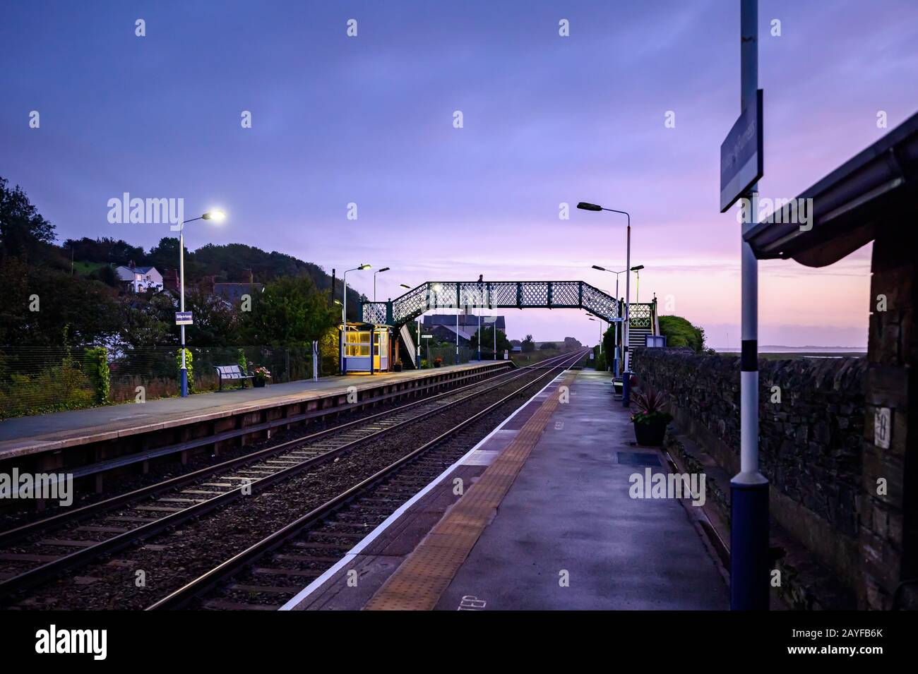 Kirkby in furness railway station hires stock photography and images