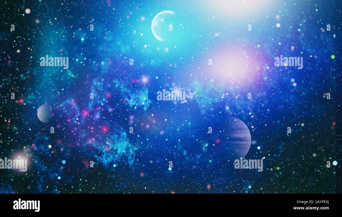 Star particle motion on black background, starlight nebula in galaxy at  universe Space background. This image furnished by NASA Stock Photo - Alamy