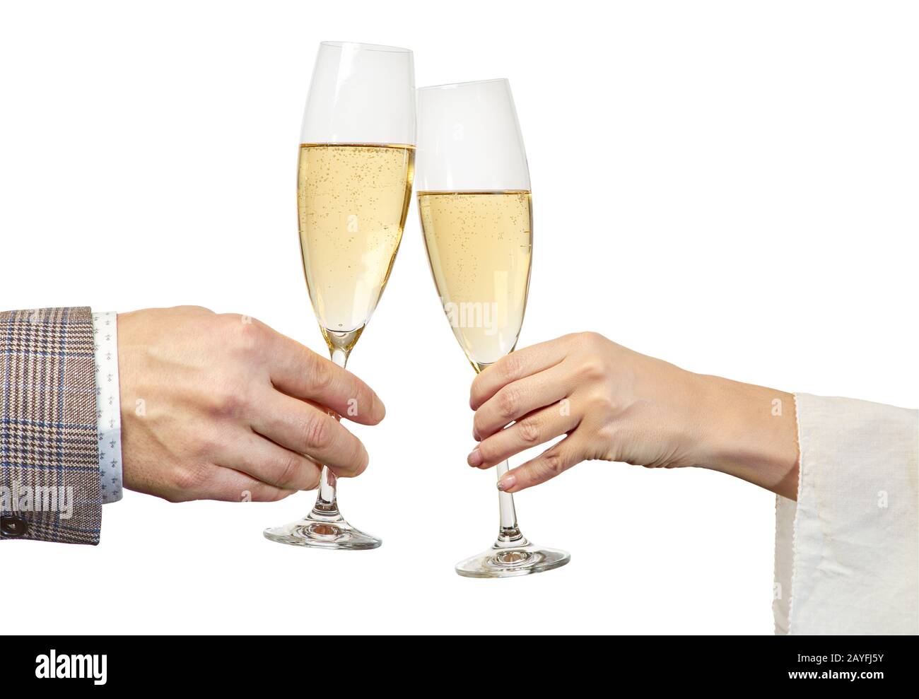 Celebration Toast with Champagne Stock Photo - Image of champagne, party:  2408874