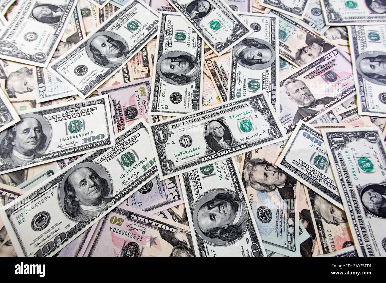 100 Dollar geldscheine, US-Dollar, US-Dollars, Stock Photo