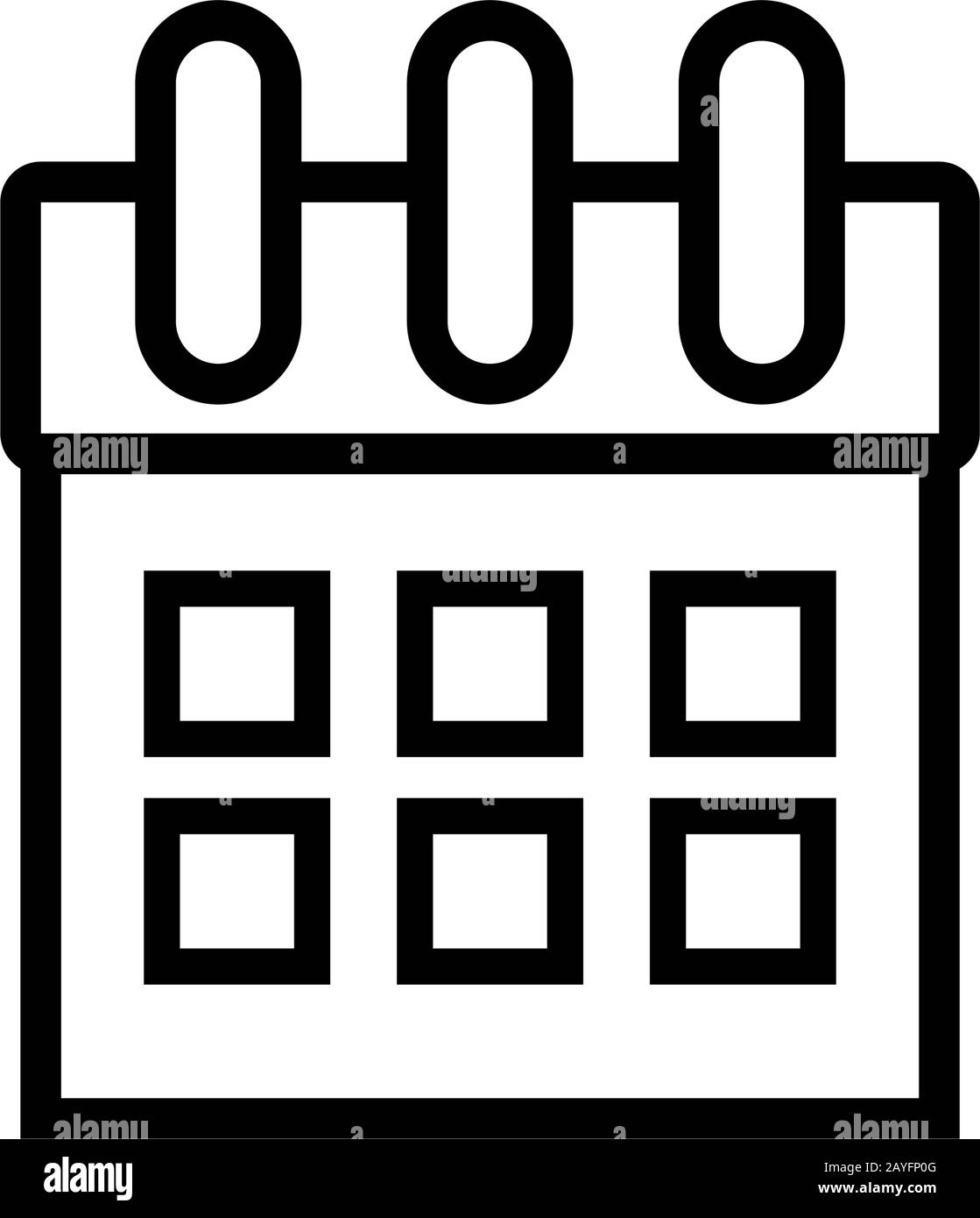 calendar reminder date line style icon Stock Vector Image & Art - Alamy