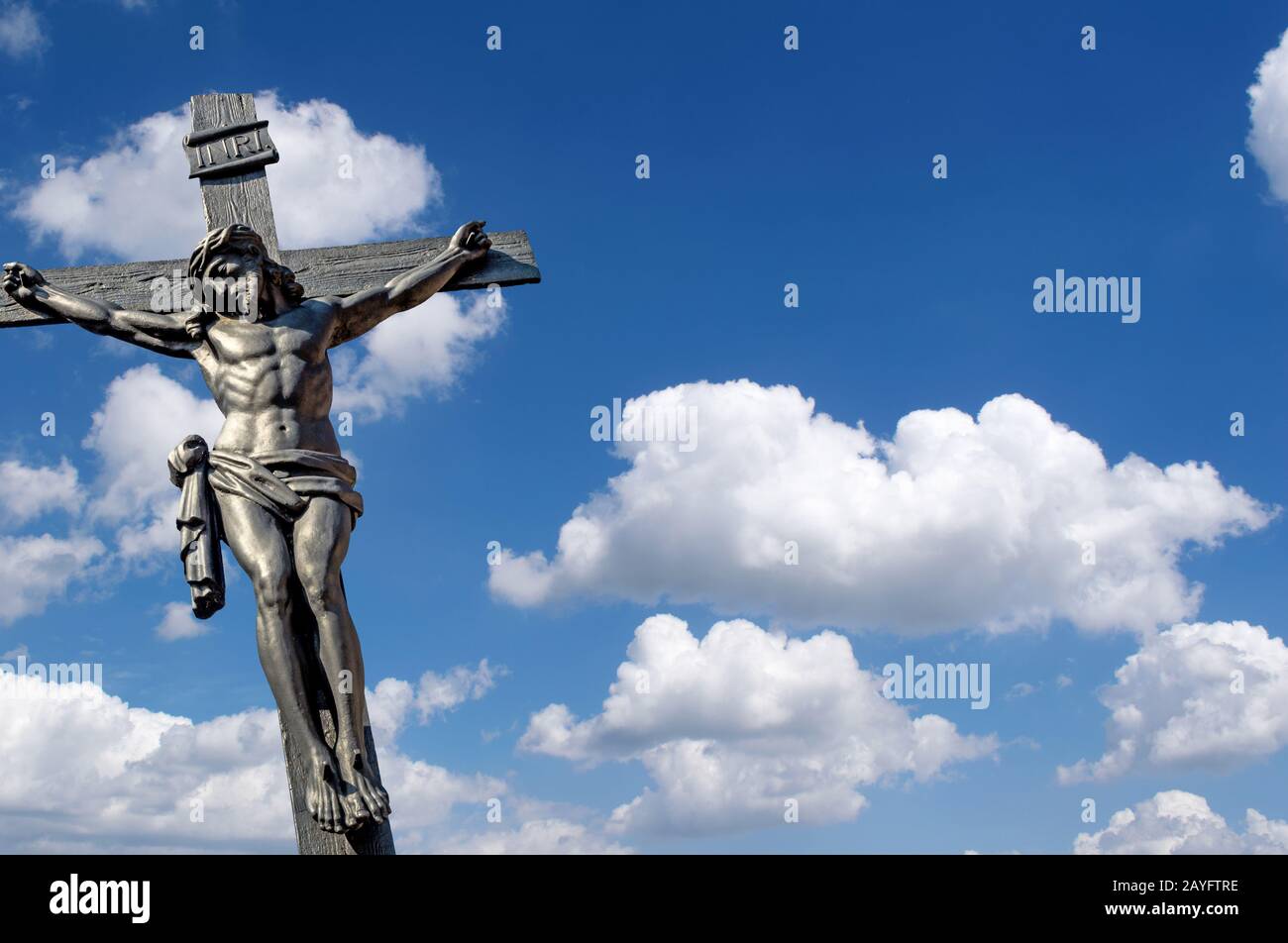 crucifix, Composing, Germany, Bavaria Stock Photo