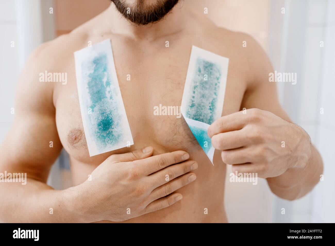 Chest hair hi-res stock photography and images - Alamy