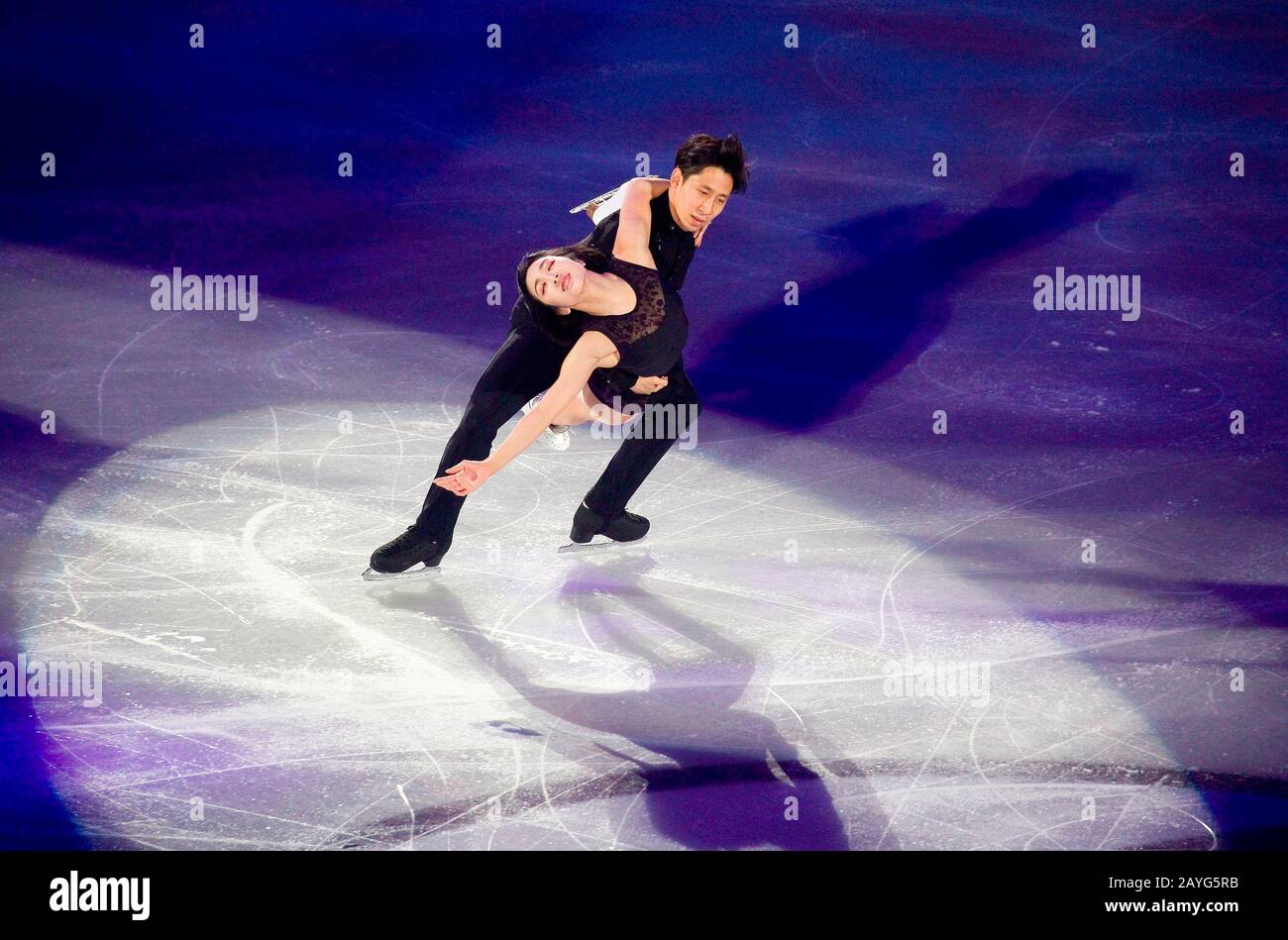 Seoul, South Korea. 9th Feb, 2020. Wenjing Sui and Cong Han (CHN), Feb