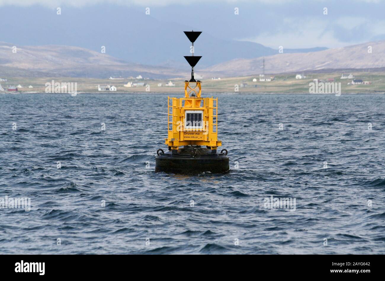 Drover Rocks buoy, (south cardinal mark), Sound of Barra, Western Isles