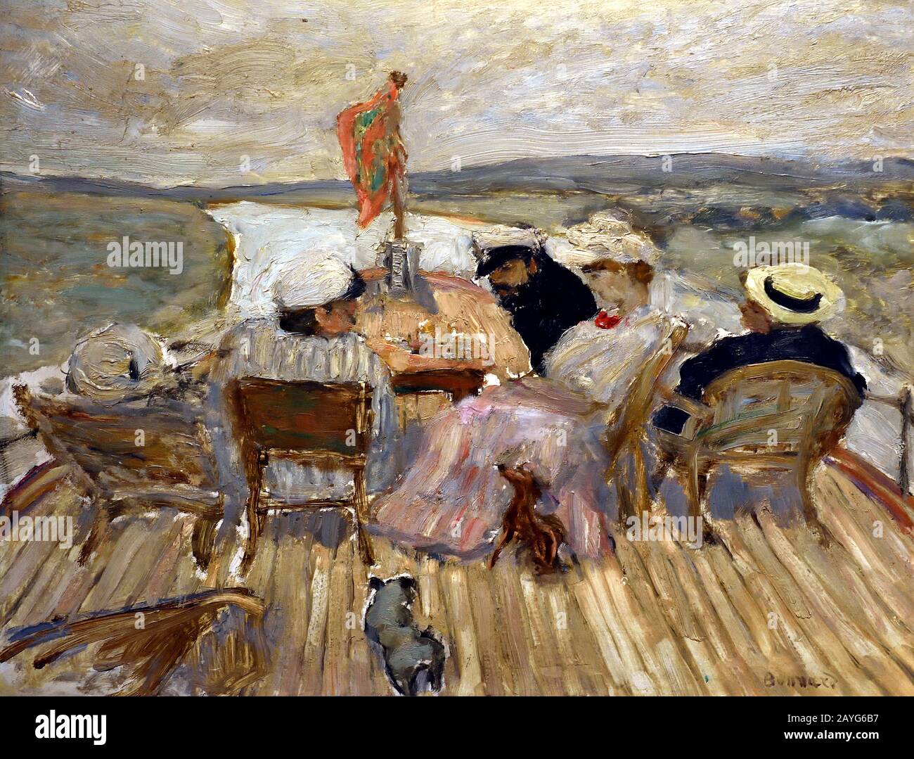Sur Le Yacht - On The Yacht 1906 Pierre Bonnard, 1867 - 1947, France, French, Stock Photo