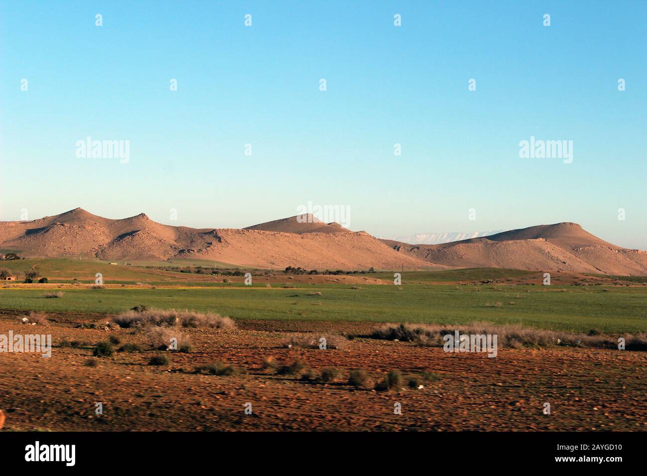 Morocco, a country of many traditions, many habitats, and many mysteries coming from its deserts. Stock Photo