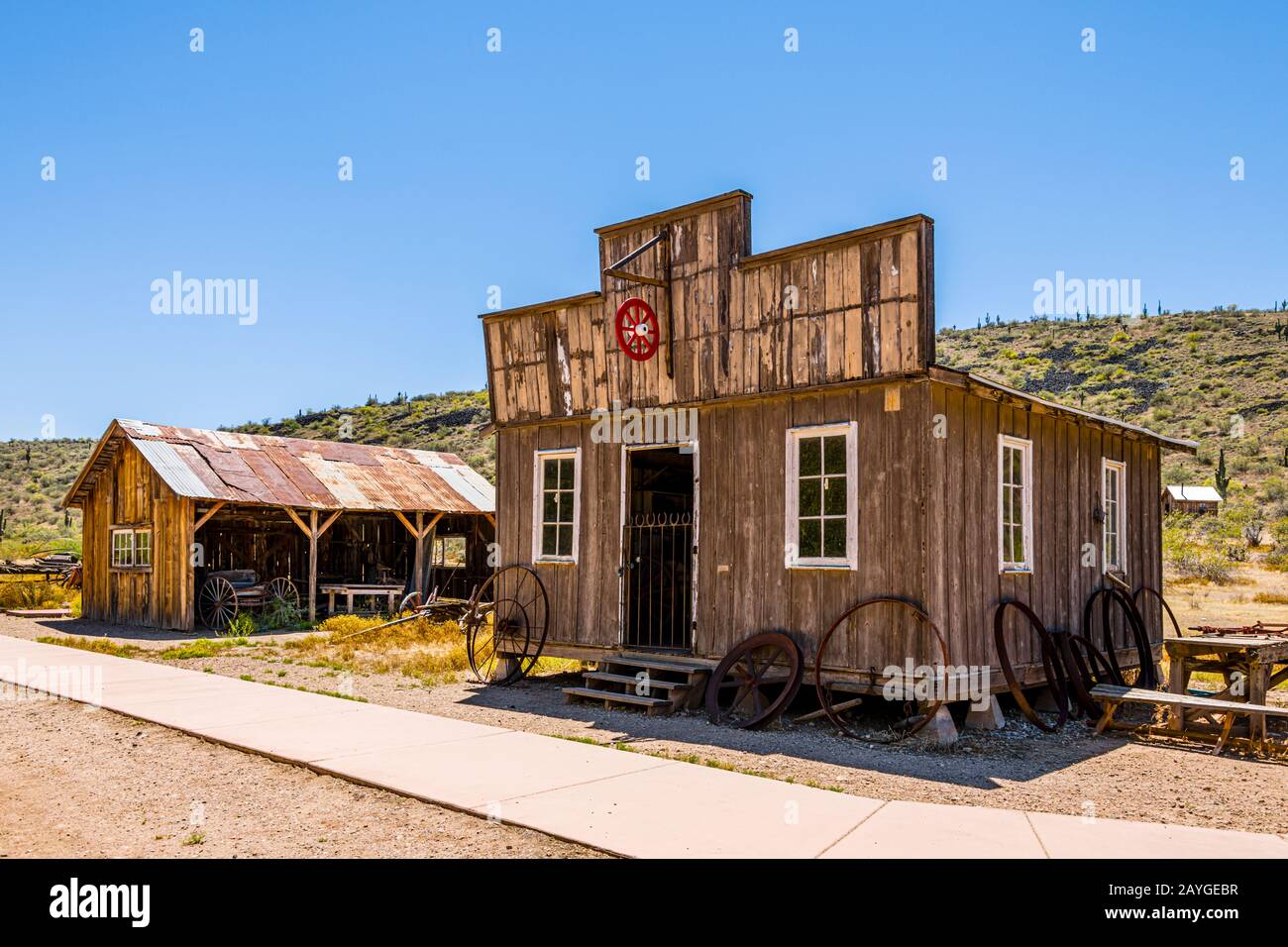 Pioneer Living History Museum Wheelwright Shop and Carriage House