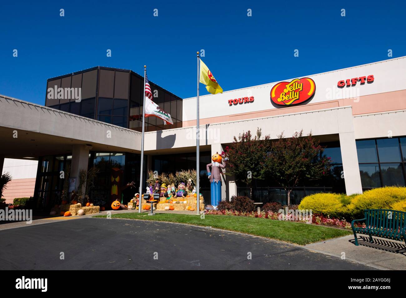 Halloween display at the Jelly Belly Factory, 1 Jelly Belly lane Fairfield, California, United States of America Stock Photo