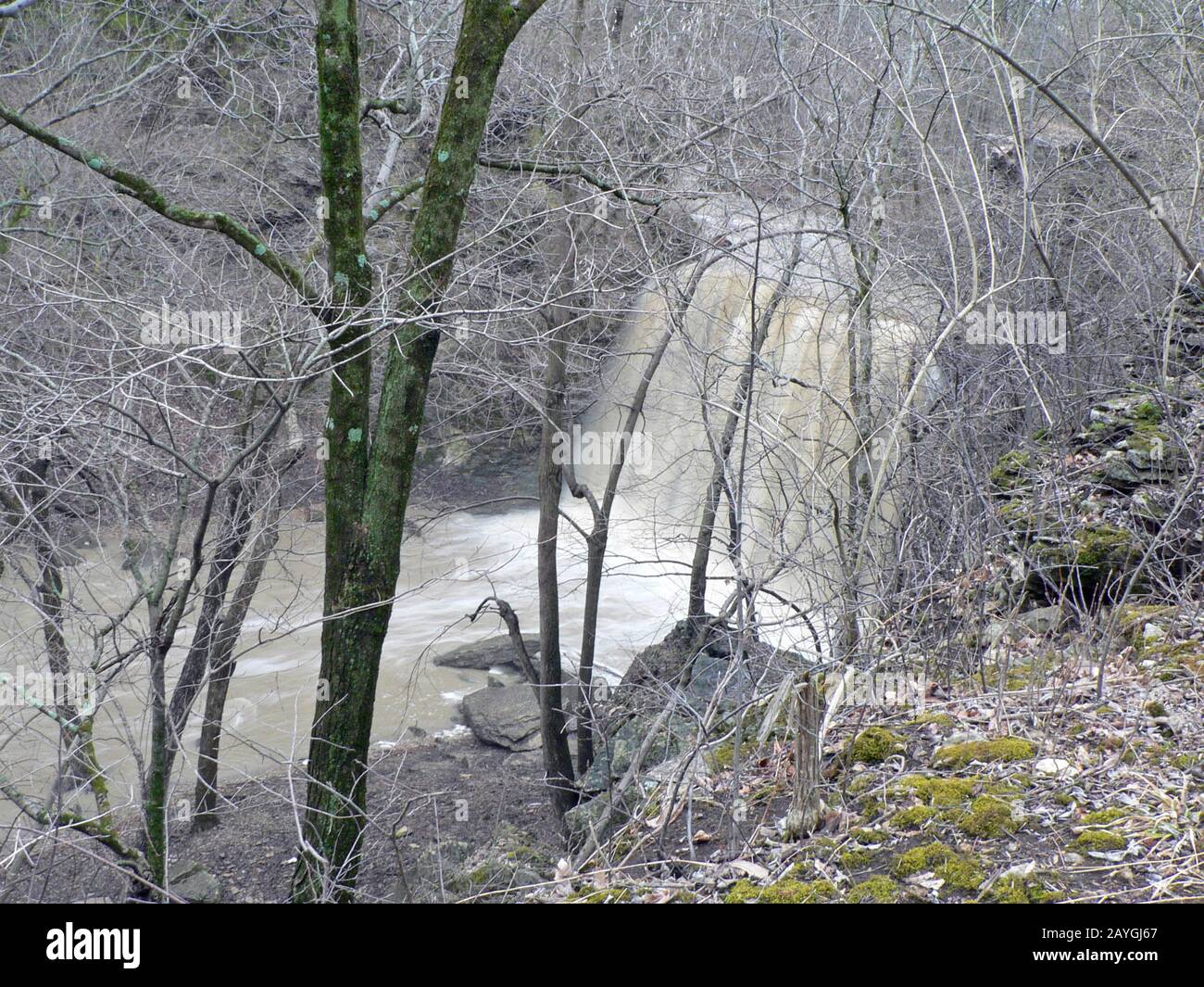 Hayden Run Falls, Columbus, Ohio Stock Photo Alamy