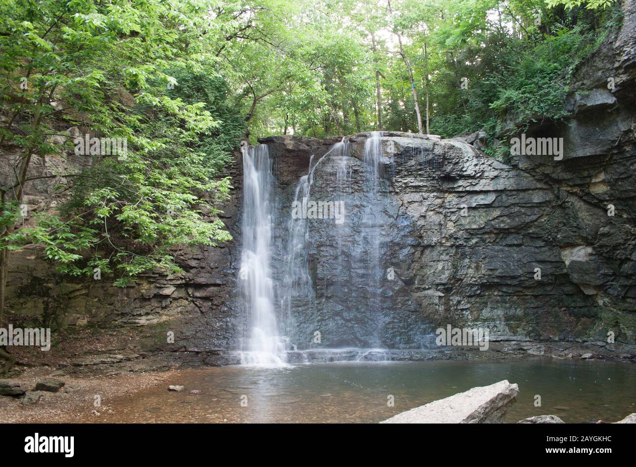Hayden Run Falls, Columbus, Ohio Stock Photo Alamy