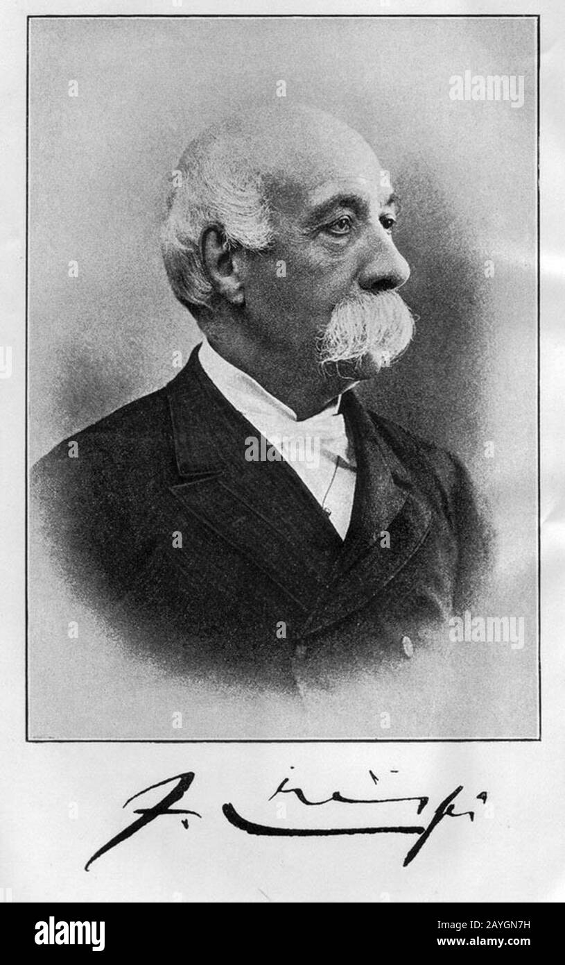 Francesco Crispi 1893 Stock Photo - Alamy
