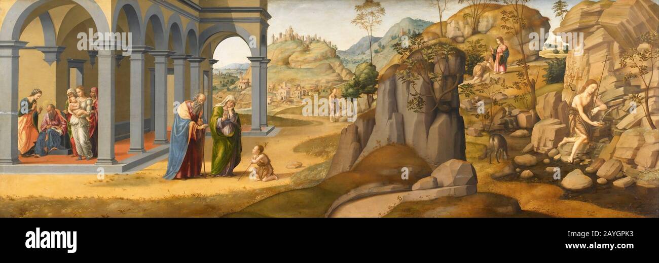 Francesco Granacci (circle of) Scenes from the Life of St John the