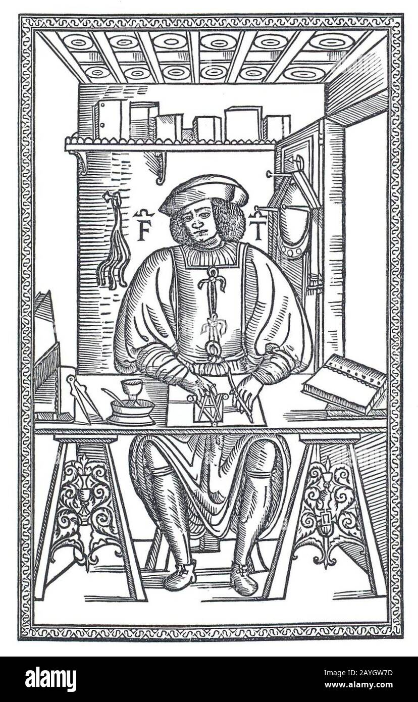 Francesco Torniello da Novara 1517. Stock Photo