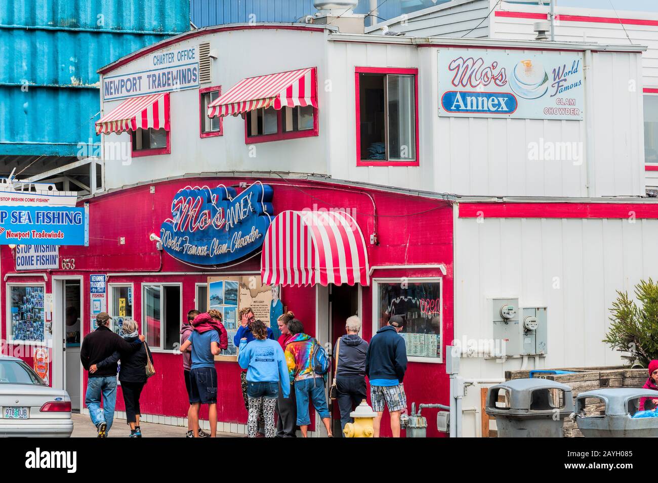 Downtown newport oregon hires stock photography and images Alamy