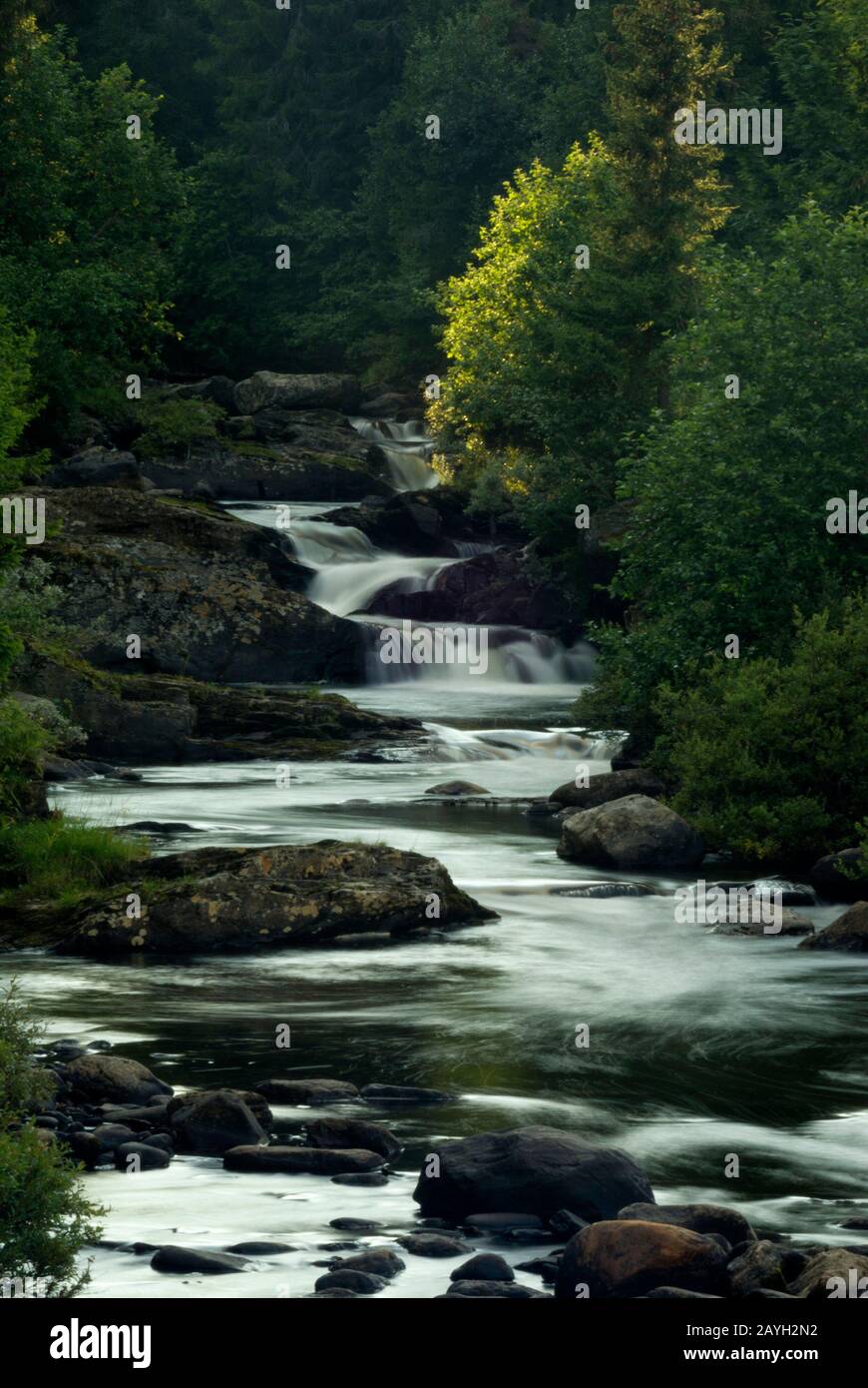 River in Gausdal Stock Photo