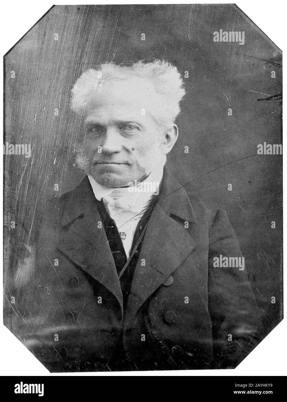 Frankfurt Am Main-Portraits-Arthur Schopenhauer-1845. Stock Photo