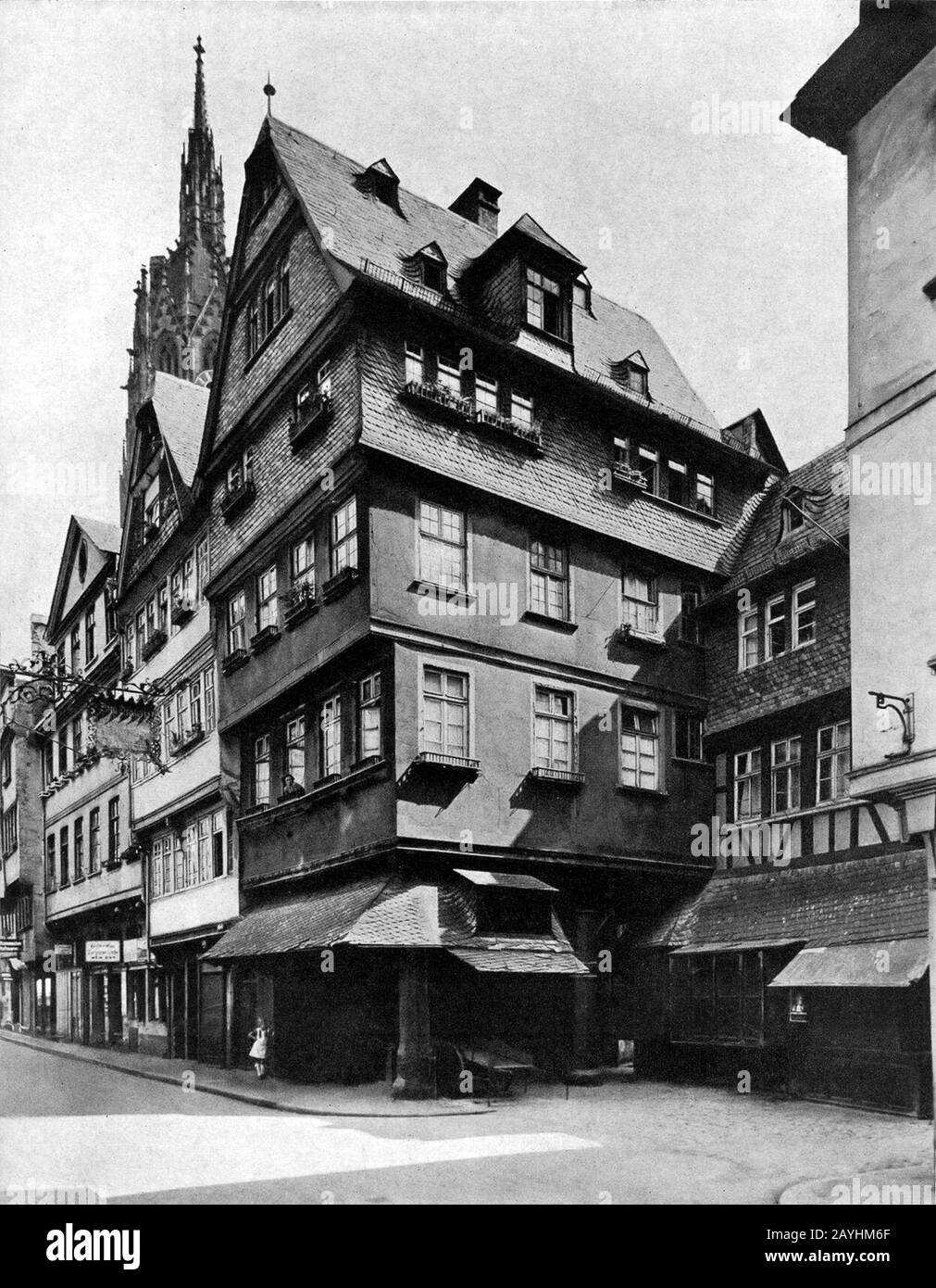 Frankfurt Am Main Rotes Haus Markt 1910 Stock Photo 343981751 Alamy
