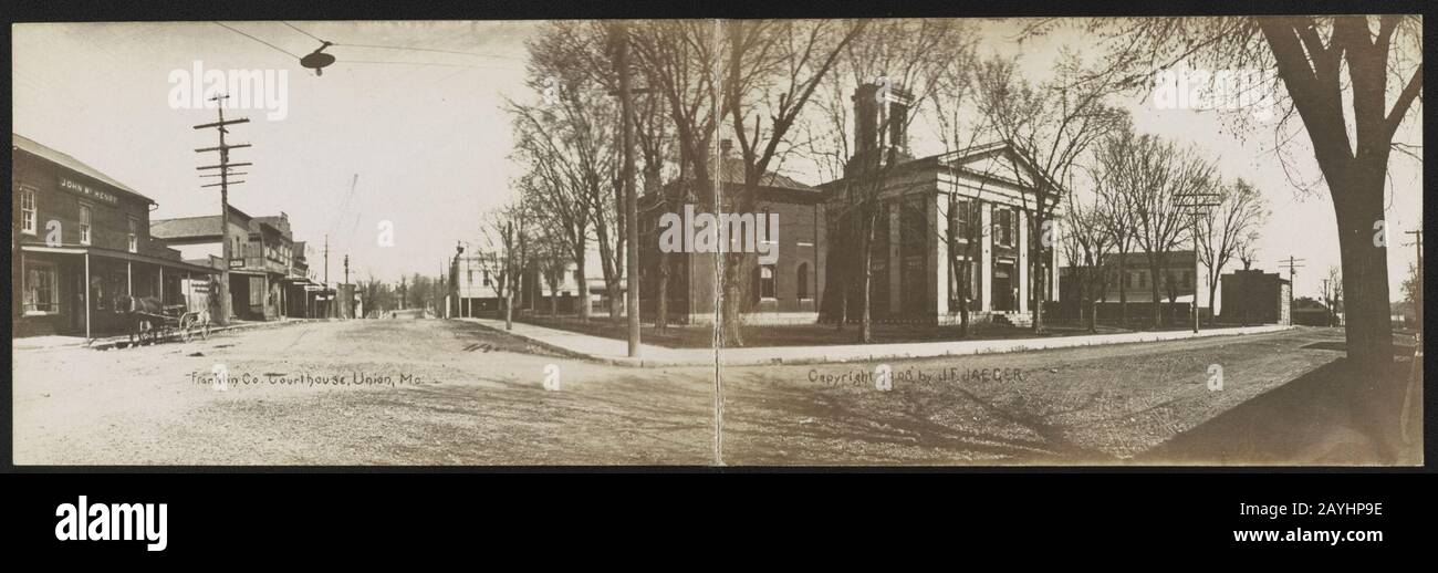 Franklin Co. courthouse, Union, Mo Stock Photo Alamy