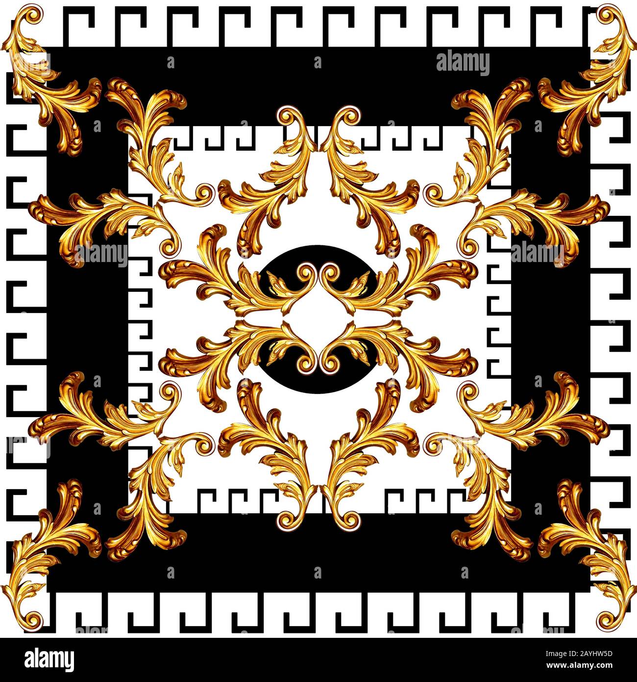 Versace pattern hi-res stock photography and images - Alamy