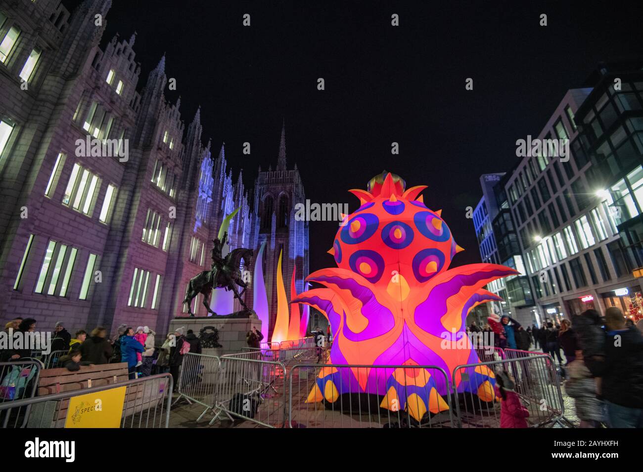 Spectra 2020 light festival, Aberdeen, Scotland, UK Stock Photo Alamy