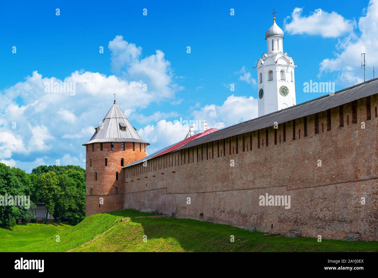 The Kremlin in Novgorod the Great (Veliky Novgorod), Russia Stock Photo