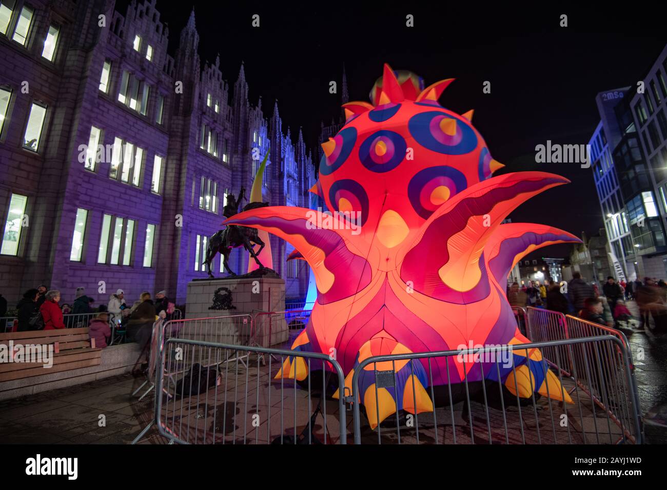 Spectra 2020, light festival, Aberdeen, Scotland UK Stock Photo Alamy