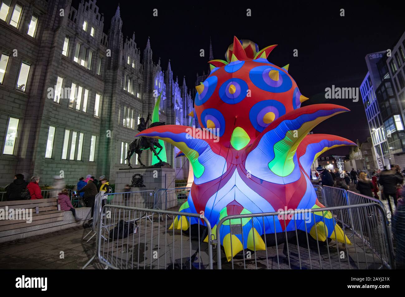 Spectra 2020, light festival, Aberdeen, Scotland UK Stock Photo Alamy