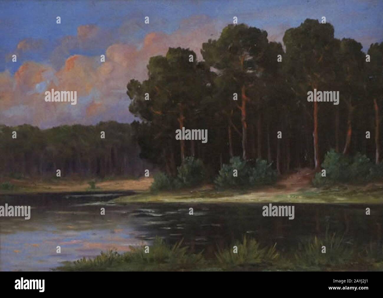 Franz Bunke Am Waldsee Stock Photo - Alamy