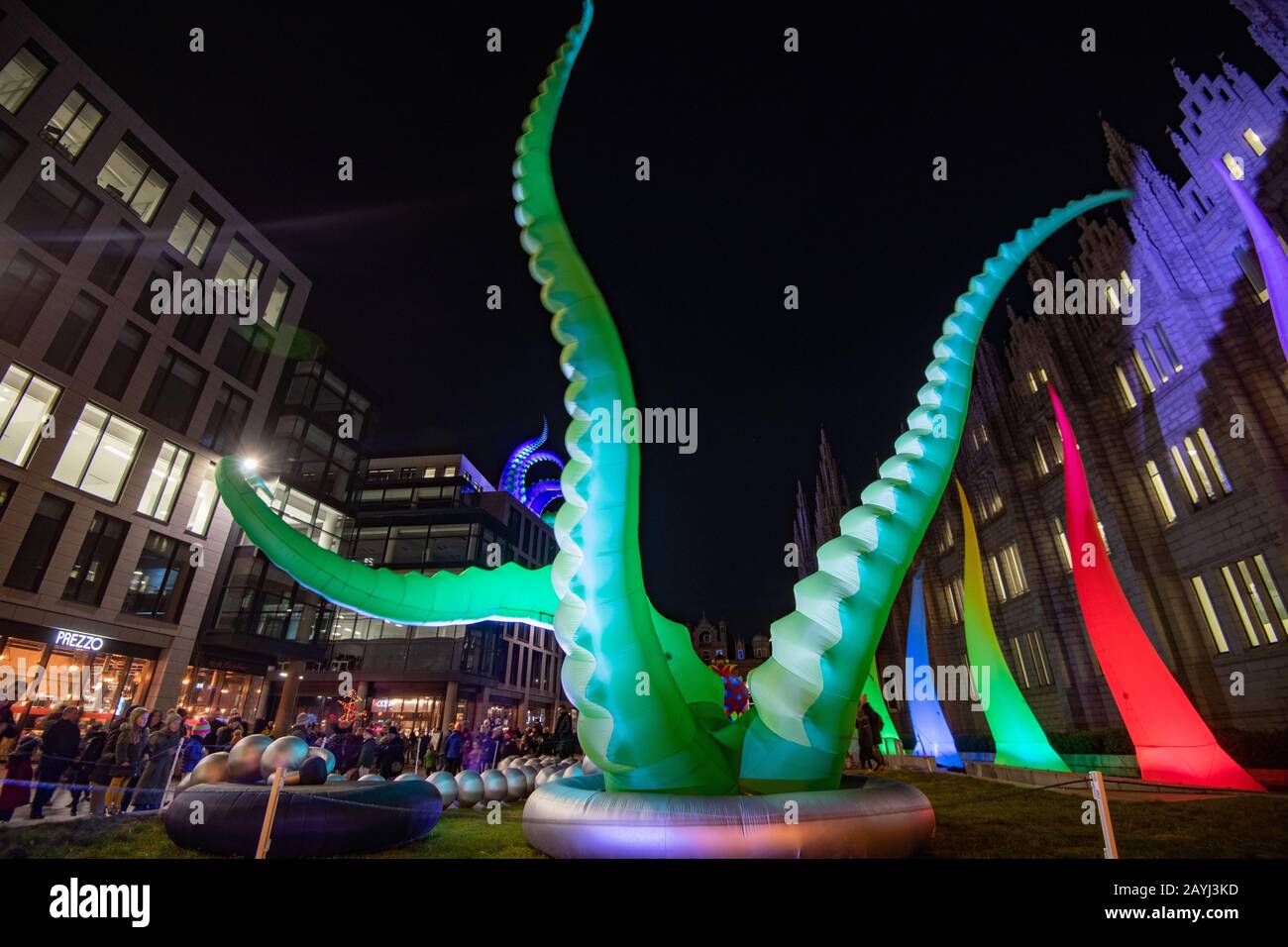 Spectra 2020 light festival, Aberdeen, Scotland, UK Stock Photo Alamy