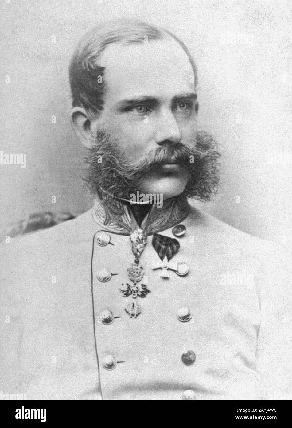 Franz Joseph I circa 1850 Stock Photo Alamy