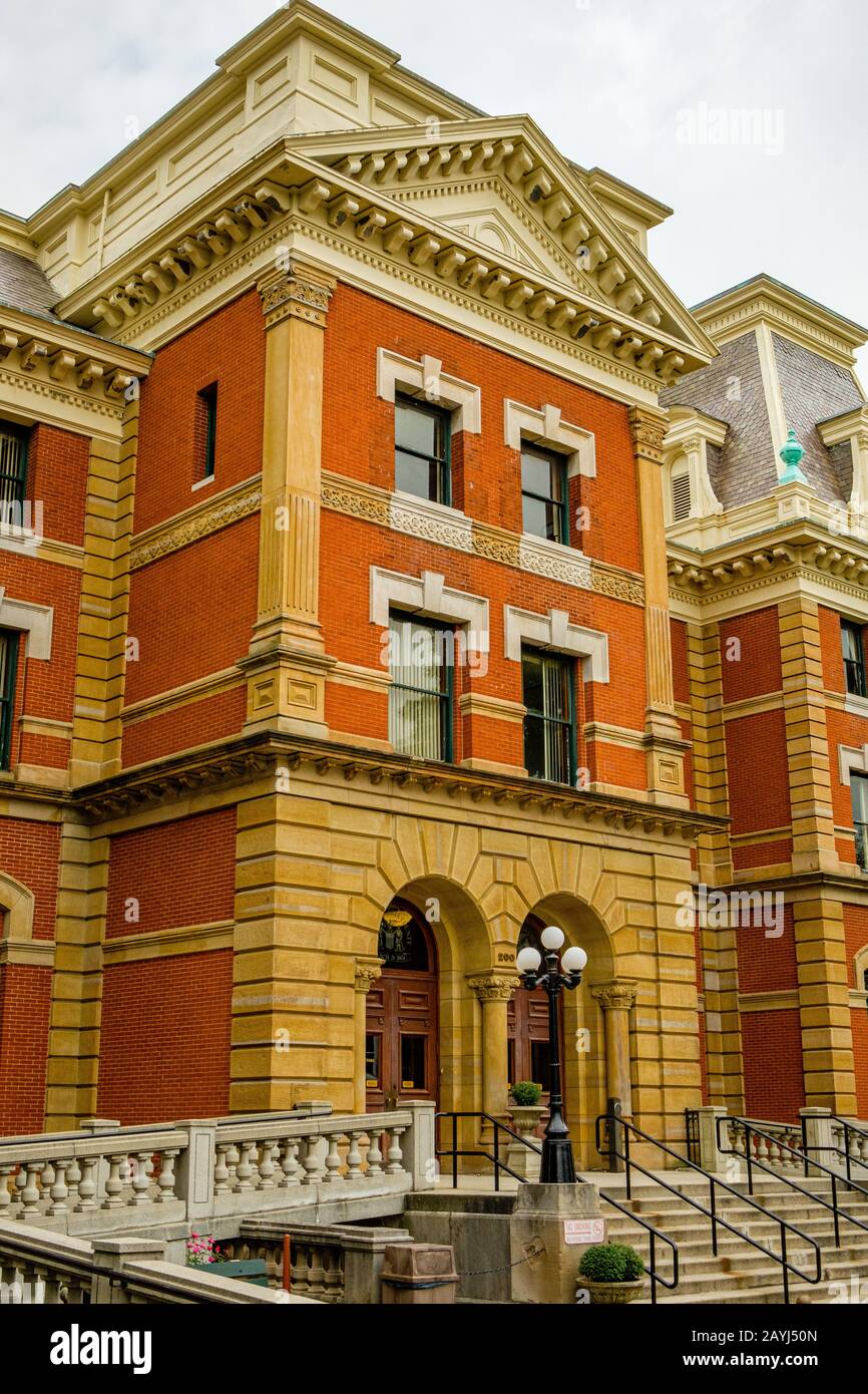 Cambria County Courthouse, 200 South Center Street, Ebensburg, PA Stock Photo