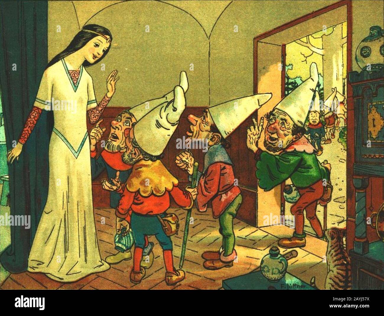 Franz Jüttner Schneewittchen 5 Stock Photo Alamy