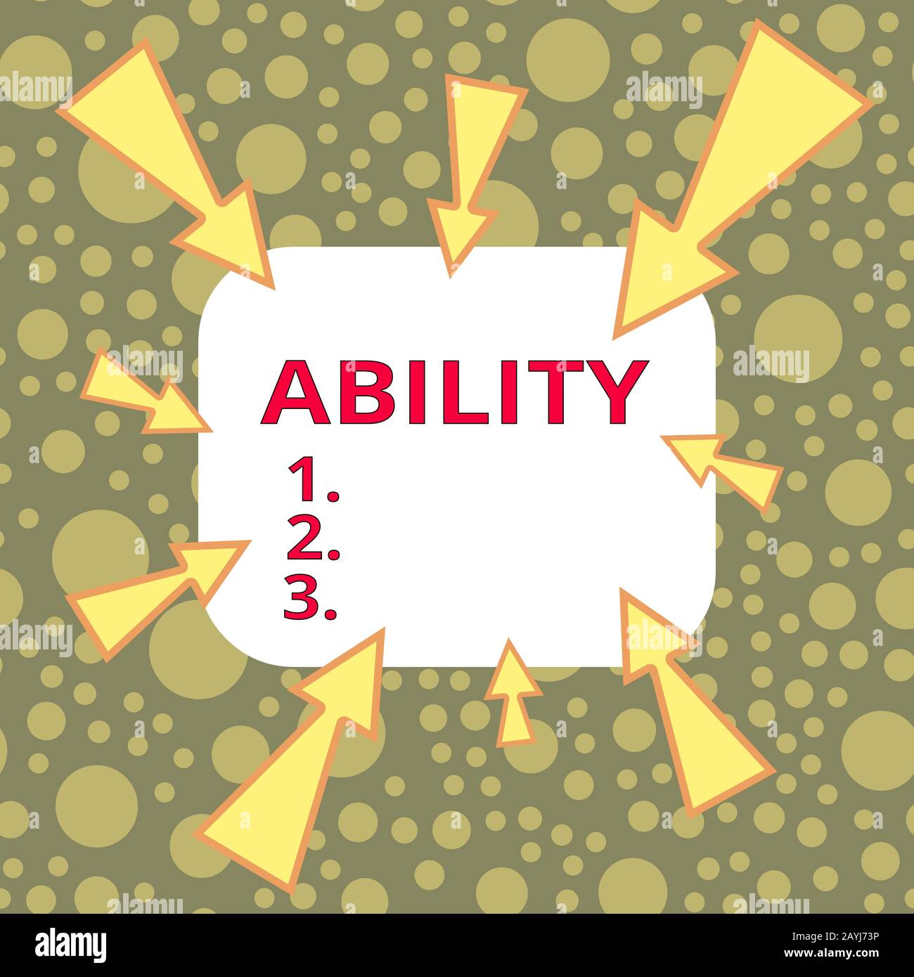 Text sign showing Ability. Business photo text the physical or mental ...