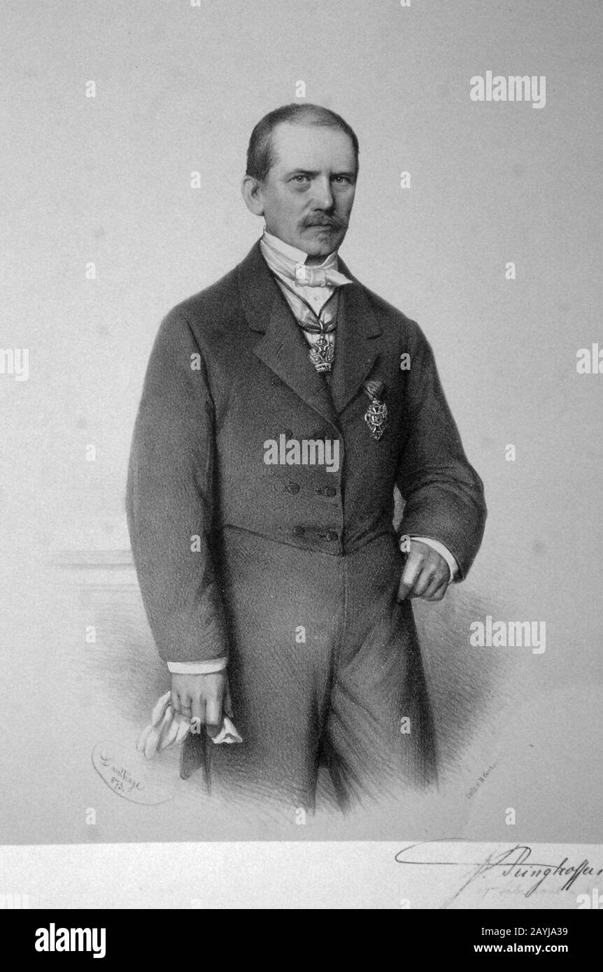 Franz von Ringhoffer Litho Stock Photo - Alamy