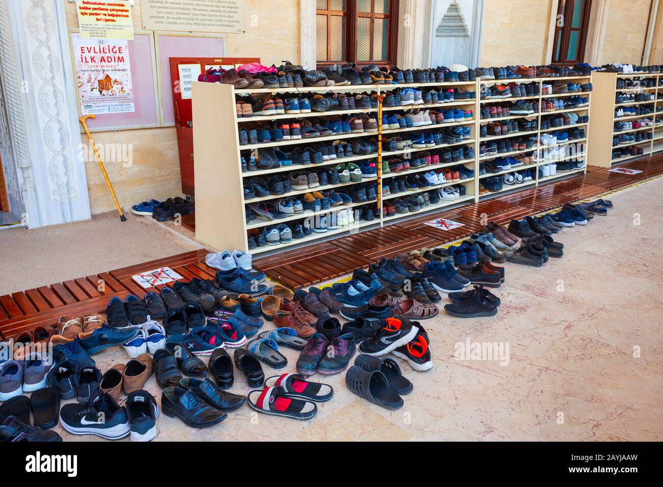 Shoes outside a mosque hires stock photography and images Alamy