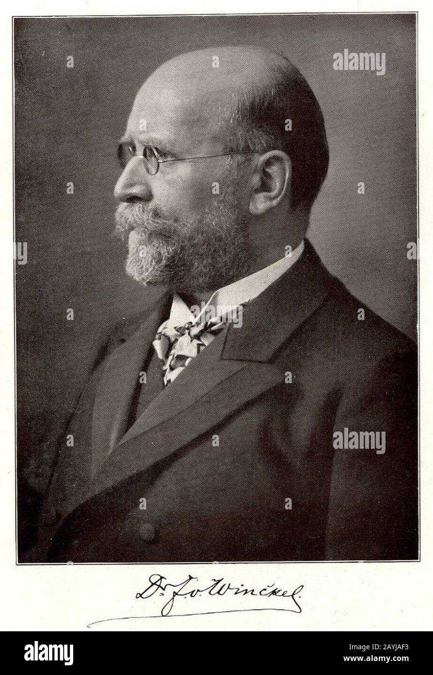 Franz von Winckel. Mit Signatur Stock Photo Alamy