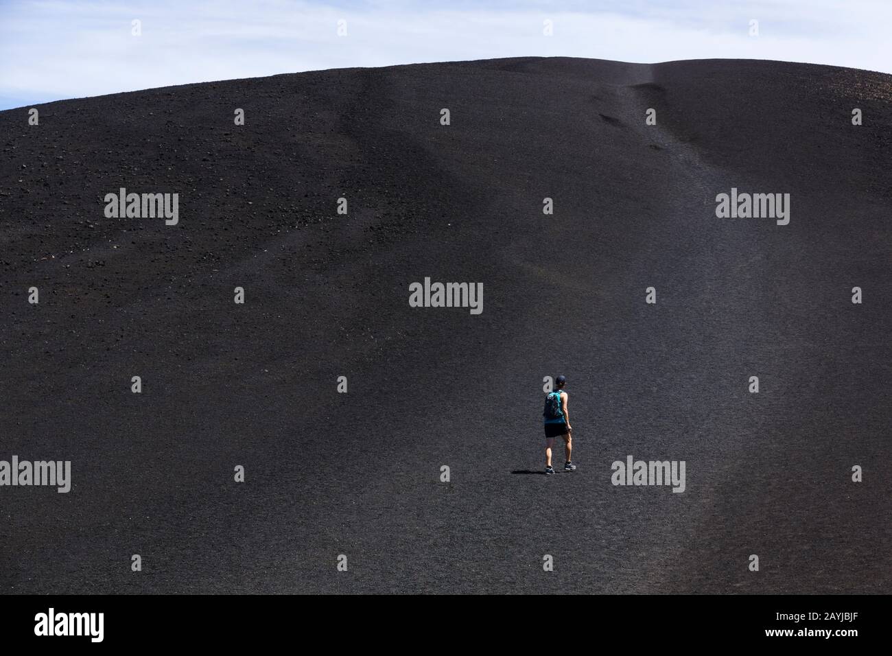 Inferno Cone, Craters of the Moon National Monument and Preserve, Idaho, United States Stock Photo