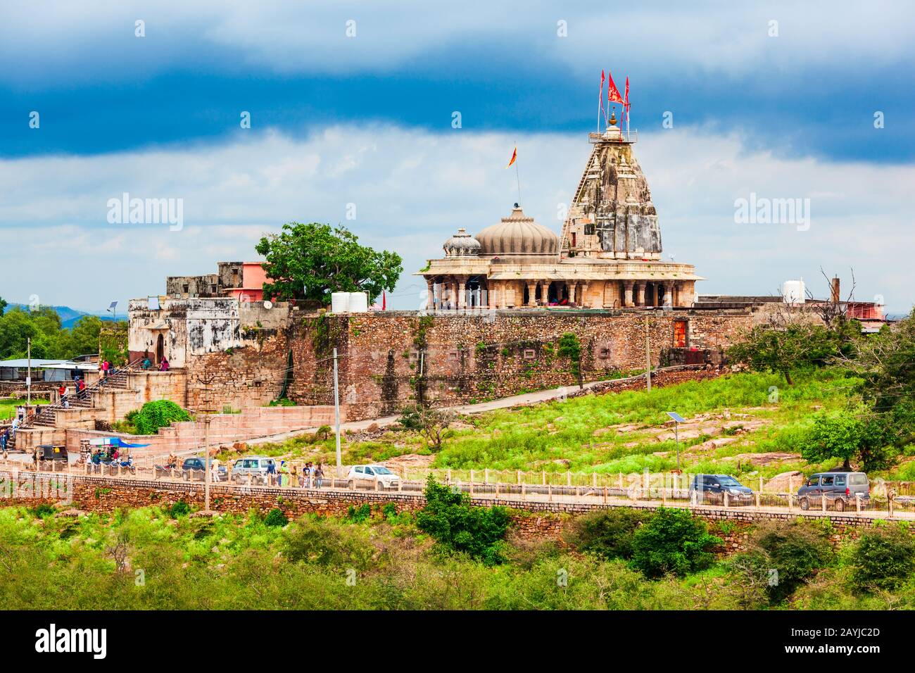 Kalika Mata Temple in Chittor Fort in Chittorgarh city, Rajasthan state of India Stock Photo