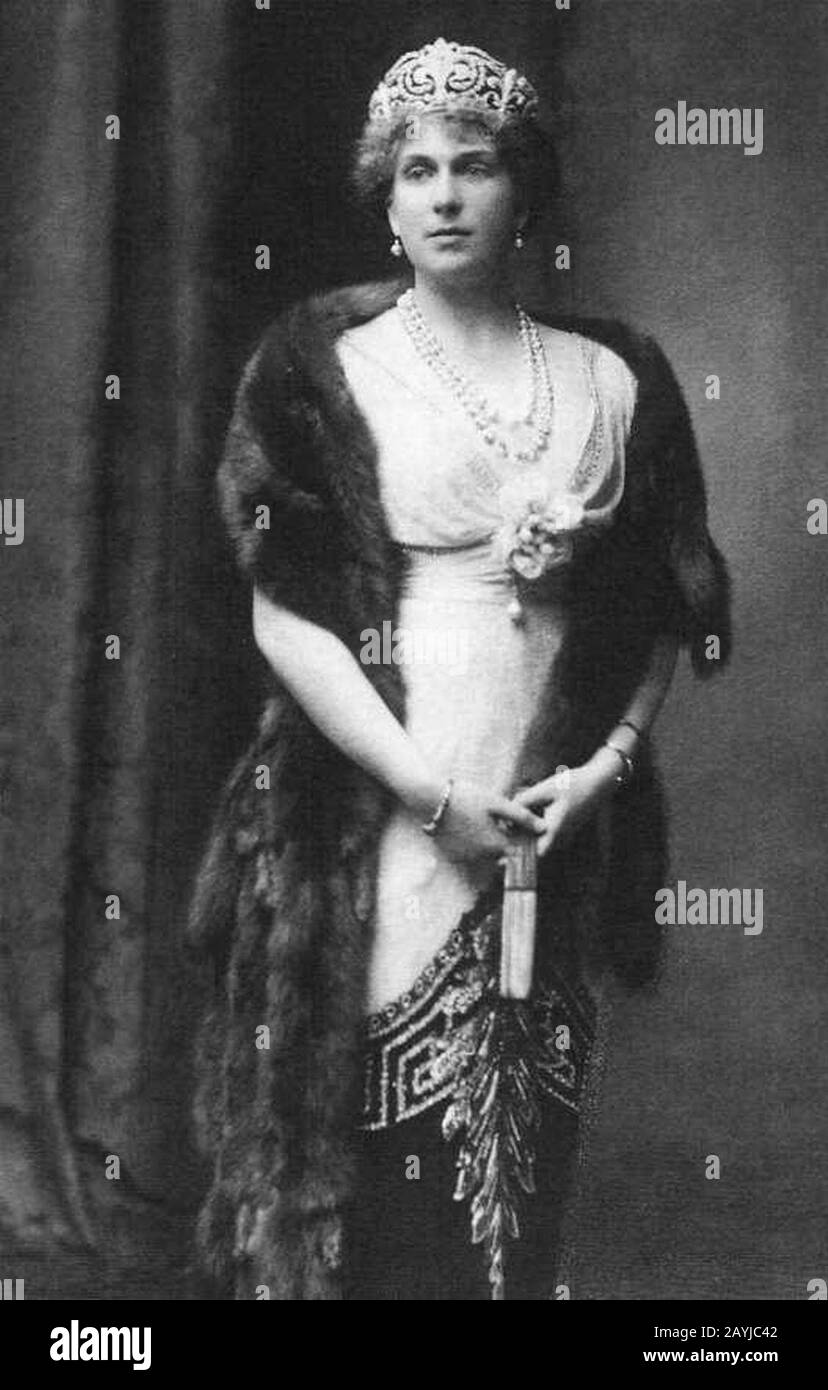 Franzen - Victoria Eugenie of Battenberg, Queen of Spain. Stock Photo