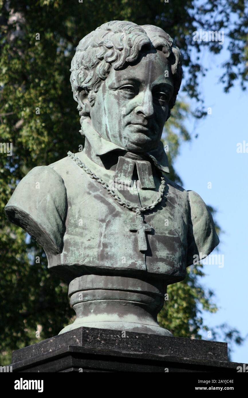 Franzen Statue Oulu 20110617. Stock Photo