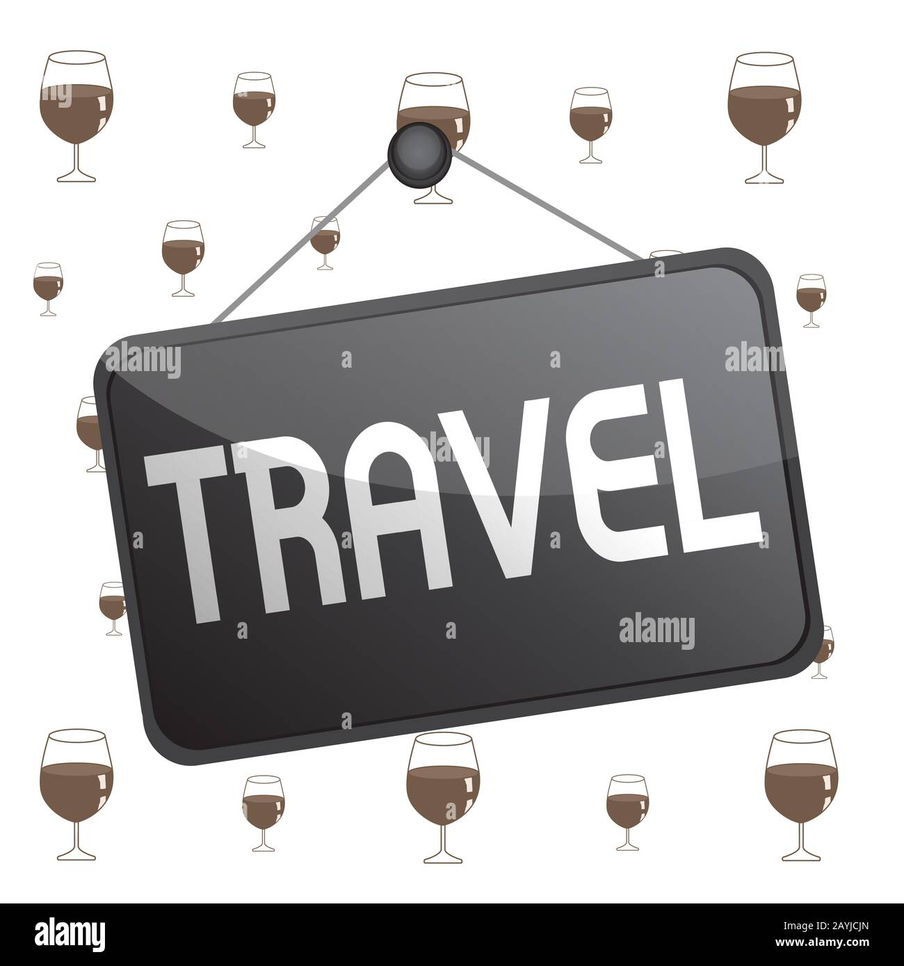Text sign showing Travel. Business photo text the movement of showing between distant geographical locations Colored memo reminder empty board blank s Stock Photo