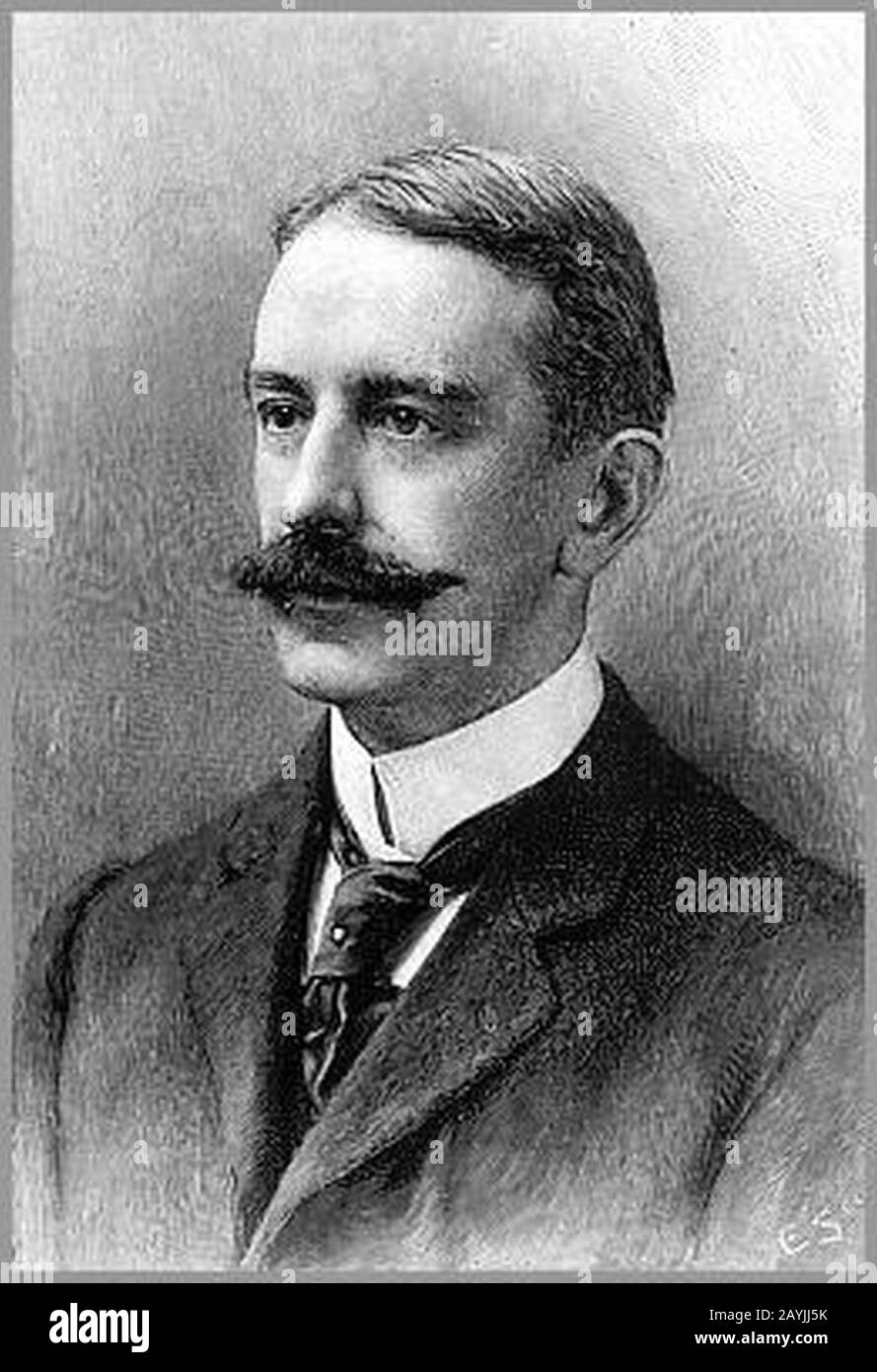 Frederick Jackson portrait Stock Photo Alamy