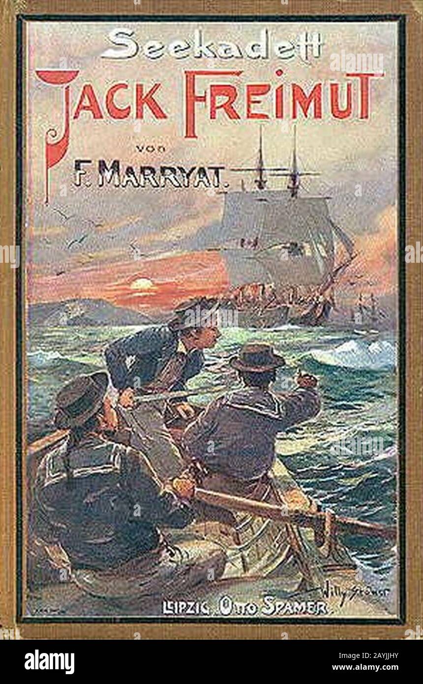 Frederick Marryat Seekadett Jack Freimut Stöwer 001. Stock Photo