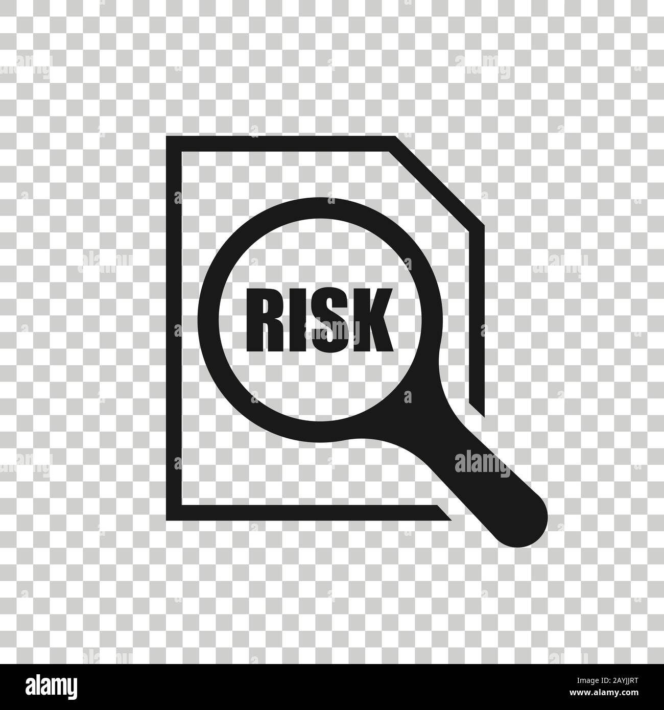 Risk assessment icon hi-res stock photography and images - Alamy